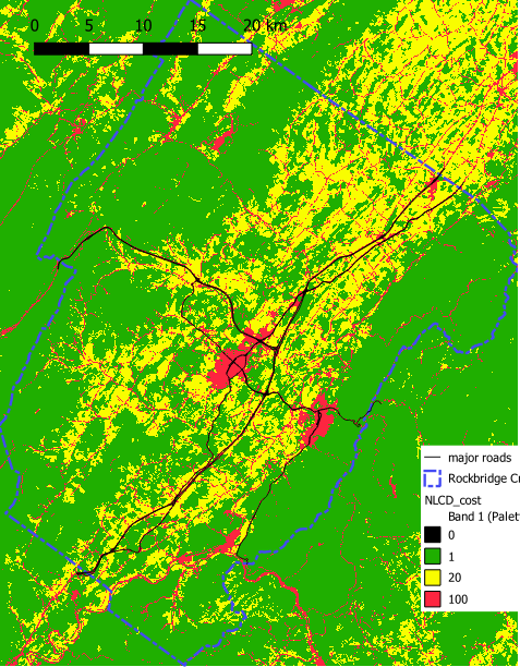 cost map for case study